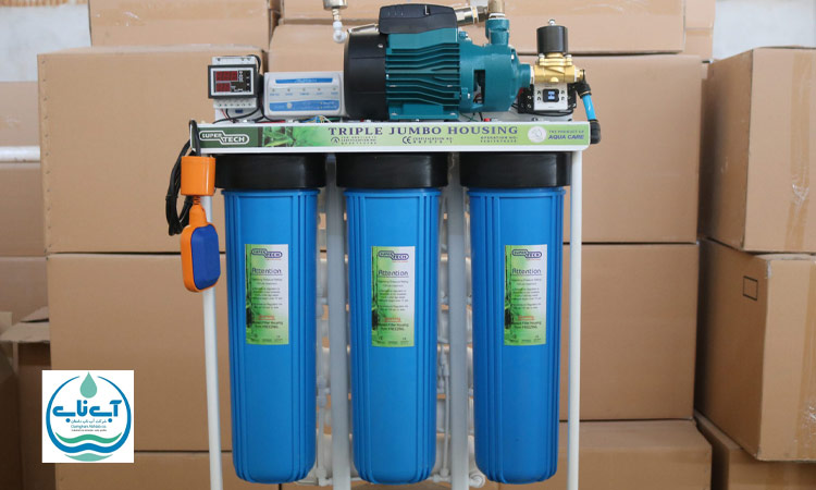 مراحل ساخت دستگاه تصفیه آب نیمه صنعتی