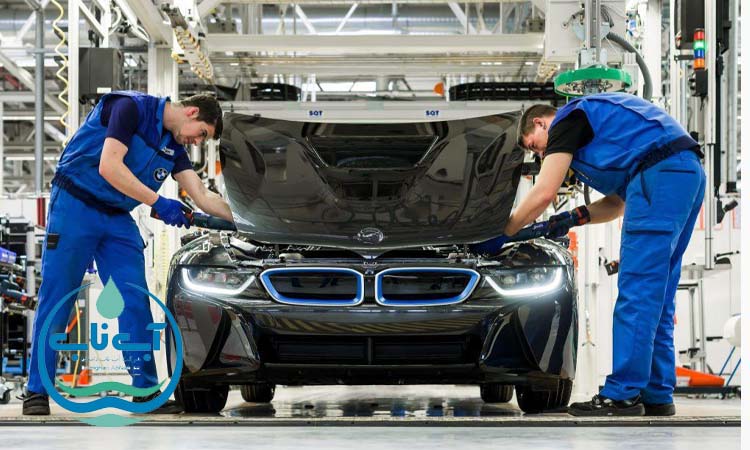 کاربرد آب دمین در خودروسازی و فلزکاری