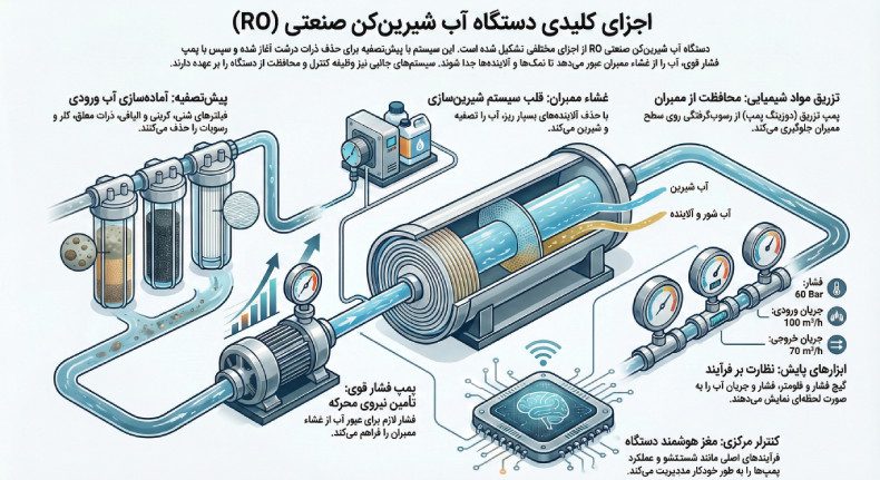 سیستم های تصفیه آب صنعتی با هدف حذف آلاینده های فیزیکی، شیمیایی و میکروبی طراحی می شوند و هر کدام مزایا و محدودیت های خاص خود را دارند.
