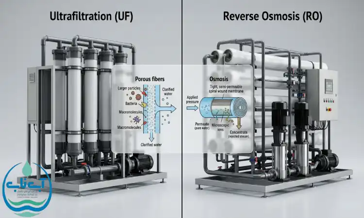 مقایسه سیستم RO و UF در صنعت
